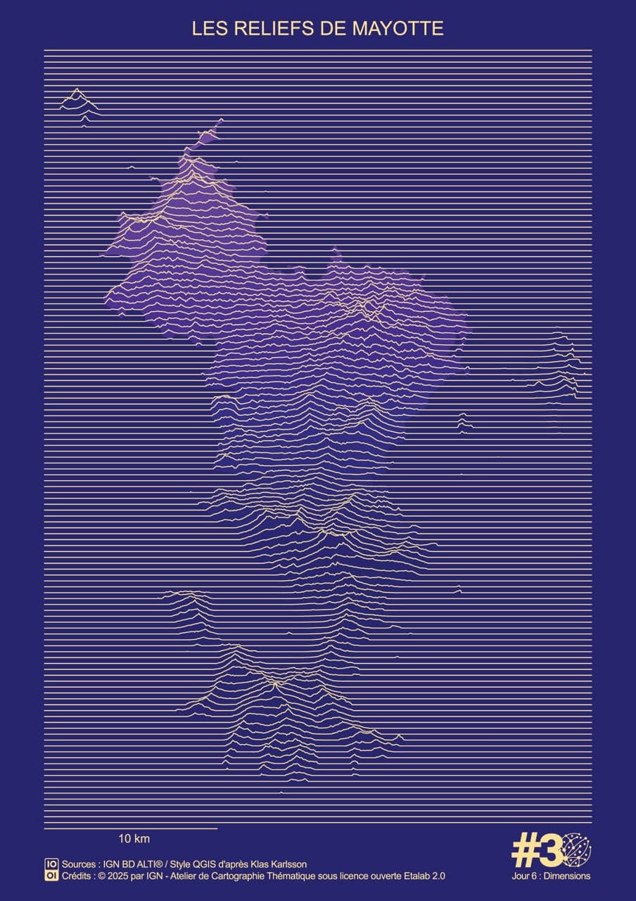 Les reliefs de Mayotte
