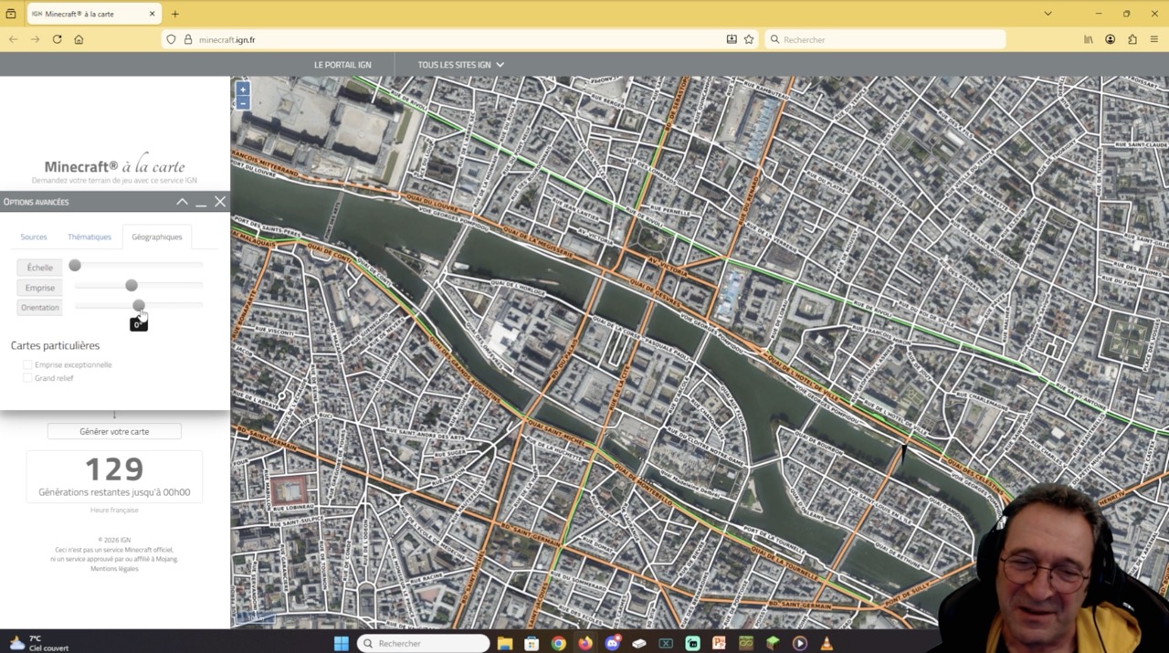 Un live Twitch pour découvrir MineCraft à la Carte